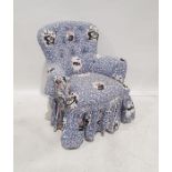 Upholstered reception chair