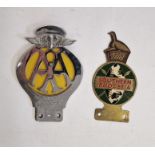 AA badge and a Southern Rhodesia badge (2)