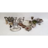 Electroplated wares to include tureens, candelabra, goblets, etc