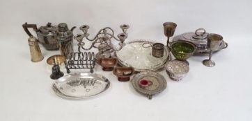 Electroplated wares to include tureens, candelabra, goblets, etc