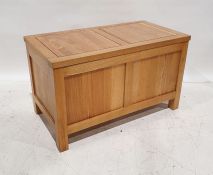 20th century oak coffer, 50cm x 85cm x 45cm