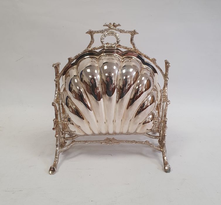 Silver-plated Victorian muffin warmer - Image 5 of 6