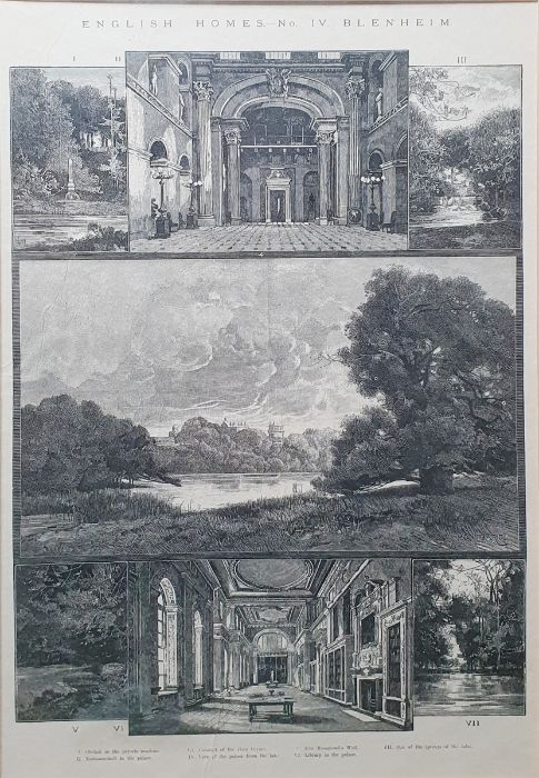 After Mounteard Lithographic print Blenheim and two further (21 x 30.5 cm) (3) - Image 3 of 6