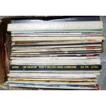 Box of LPs, mainly classical, to include Mozart Complete Wind Music, Haydn The Creation, Strauss,