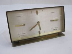 20th century Swiza eight-day desk clock