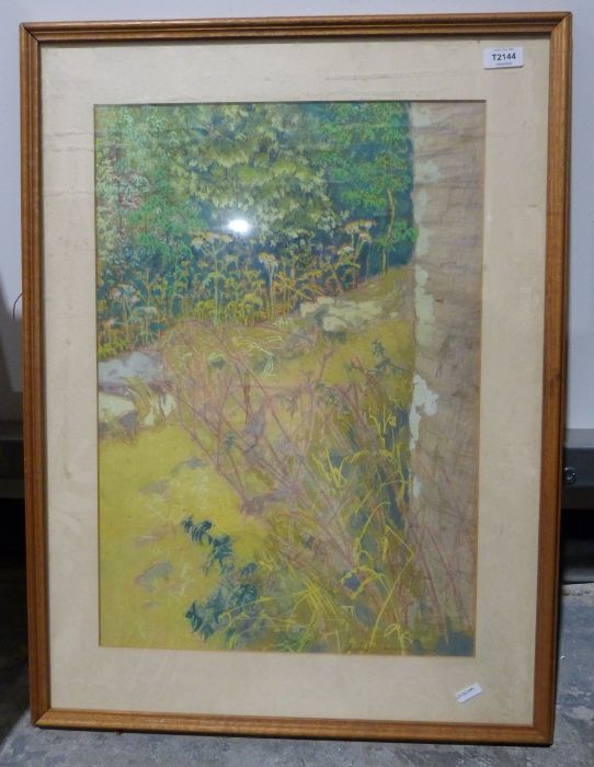 Rodney Thomas  Gouache and pastel  Woodland scene with path, signed and dated 1979 lower right and - Image 4 of 12