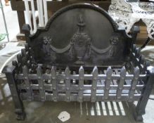 Cast iron fire grate