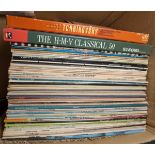 Collection of LPs to include Olivia Newton-John, Tchaikovsky, The Carpenters, The Beach Boys,