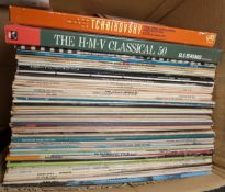 Collection of LPs to include Olivia Newton-John, Tchaikovsky, The Carpenters, The Beach Boys,