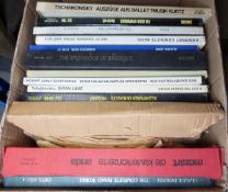 Collection of LPs, mainly classical, to include Mozart, Berlio, Ravel, etc (1 box)