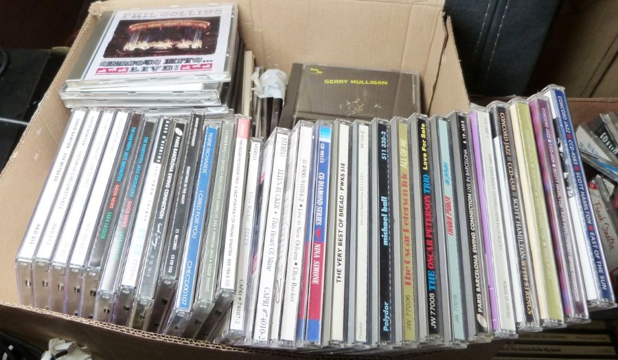 Large quantity of CDs to include Frank Sinatra, Matt Monro, Pet Shop Boys, etc (2 boxes). - Image 2 of 2