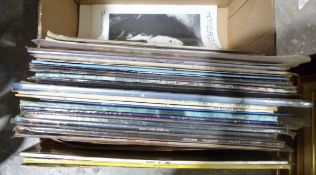 Collection of LPs to include The Stone Roses, Paul McCartney, Wings, ELO, etc and a case of cassette