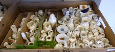 Large collection of crested ware (3 boxes)