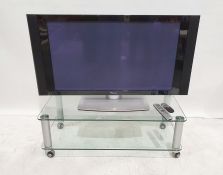 Pioneer plasma television, 43", model no.PDP436PE with glass television stand ** NOW WITH ** Pioneer