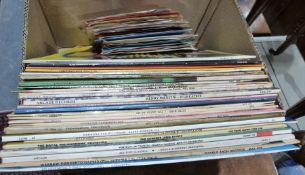 Collection of LPs and 7", mainly easy listening and pop, to include Elvis Hits of the 70's, Diana