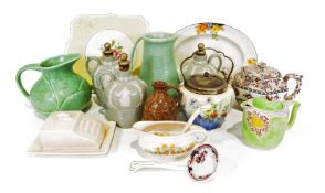 Quantity of glassware to include Wedgwood, Dartington and assorted ceramics - Staffordshire