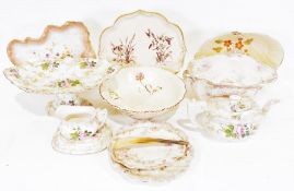 Part-service Ridgway, various dinner plates Royal Winton "Royal York", part-tea service to include