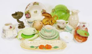 Assorted ceramics, to include Burleighware, Royal Winton, a part-dinner service Grindley "Almond