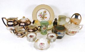 Large quantity of Prinknash-ware, assorted mid-20th century ceramics and three vases (4 boxes, 3
