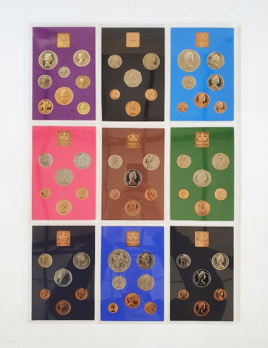 Royal Mint Proof Sets, The Coinage of Great Britain, from 1970 to 1982 (13)Condition ReportAll