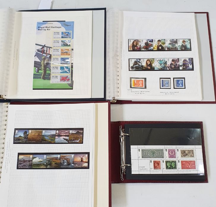 GB: QEII Mint Defin., Commem. & 'Post-and-Go' stamps 2015-2021 in 5 albums plus 4 albums of clean, - Image 2 of 4