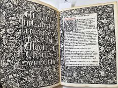 Kelmscott Press, Swinburne, Algernon Charles "Atalanta in Calydon : A Tragedy" ... printed by