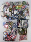 Collection of cloth and metal vintage scout and girl guides badges (1 box) Condition ReportPlease