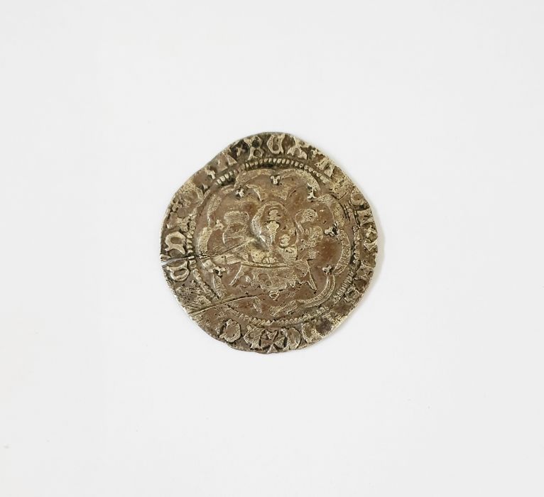 Henry VI restored oct 1470- Apr 1471 groat, mint mark restoration cross, S.2082 weight 2.8g very - Image 3 of 4