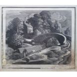 George Mackley Woodcut No.27/50, signed and titled in pencil in margin, woodcut is damaged on the