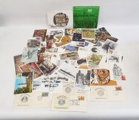 Wildfowl and Wetlands Trust GB/Australia:  Small accumulation of stamps with coins inc. 4 silver