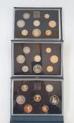 Presentation Folder containing Brilliant Uncirculated Euro Coin Sets from Austria, Belgium, Finland,