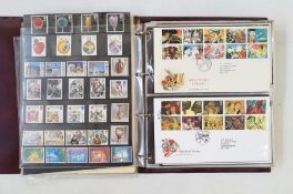 GB and British Commonwealth: GB Cover album (Royal Mail) full of 1988-1991 FDC plus mint decimal and