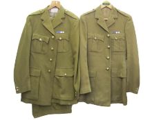 Number two uniform consisting of two jackets and one pair of trousers belonging to Major, The