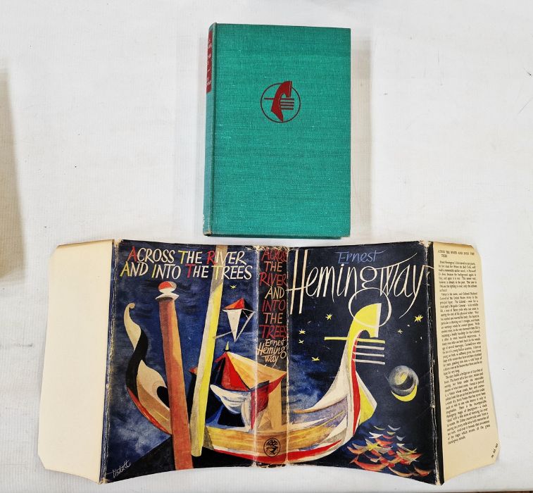 Hemingway, Ernest  "The Old Man and the Sea", Jonathan Cape 1952, blue cloth with a red blindstamped - Image 8 of 12