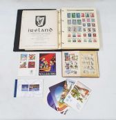 Irish Republic: 'Post' purposed stamp album full of mint & used defin., commem. and postage due,