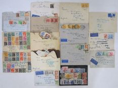 Germany: Collection of immediate post-war stamps, loose in envelope and on cover of early E & W