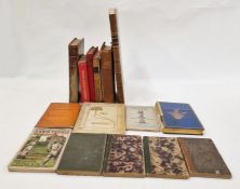 Assorted volumes to include Baedeker's Southern Germany, red cloth, dj very bumped "Senilia, Sive