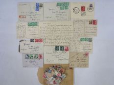 Germany: Pre-WWII entire, covers, PCs & loose in envelope.  Good postal history as they describe