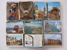 Quantity various postcards (1 box)