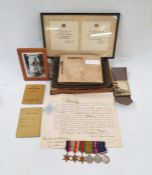 WWII Medal group of six belonging to Lieutenant Colonel Frank Edward Field Cuerden.  1939-1945 Star,