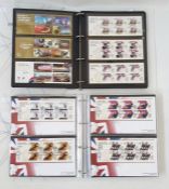 GB: London 2012 Gold Medal Winners Stamp Collection in two volumes.  Complete sheetlet cover sets