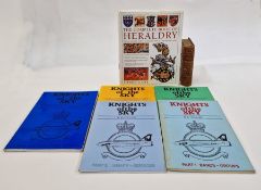 Heraldry, assorted volumes to include Neubecker Ottfried "Heraldry Sources Symbols and Meaning",