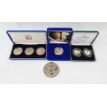 Group of Coins to include, 2002 Silver Proof Crown of Her Majesty's Golden Jubilee, 1997 Silver