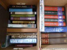 Folio society - 3 boxes, to include A History of England etc