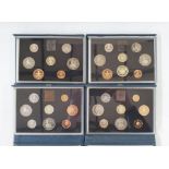 United Kingdom Proof Sets from the Royal Mint, with the following years in blue folders, 1983, 1984,