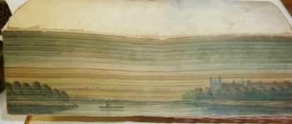 Double fore edge painting [ Sarah Ellis] " The Wives of England...by the author of " Women of