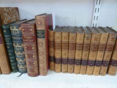 Bindings  Boswell, James "The Life of Samuel Johnson ...", John Murray 1835, in 10 vols, frontis