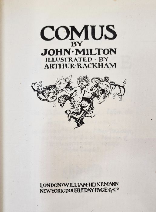 Rackham, Arthur (ills) "Comus" by John Milton, William Heinemann [1921], no.241 of limited edition - Image 6 of 8