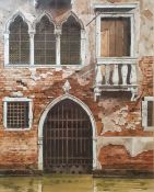 Emmanuel Shoolheifer (20th century) Palazzo Zorzi - Venice, signed, titled and dated 1991 lower