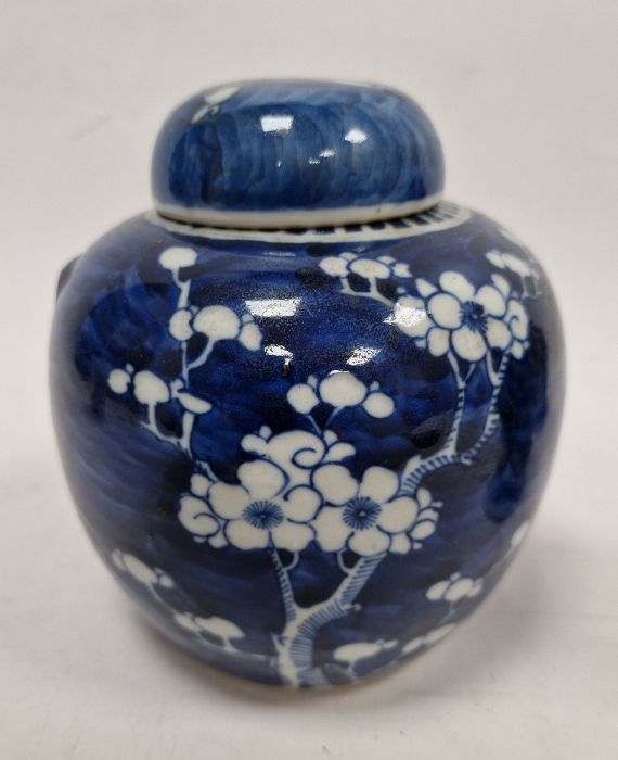 Three various 19th century Chinese porcelain inverse baluster vases and covers, underglaze blue - Image 4 of 20